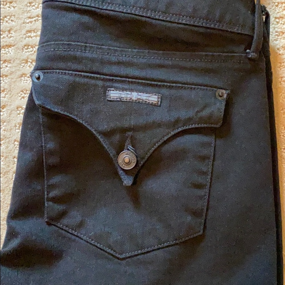 New Black Hudson Collin Flap Skinny Jeans